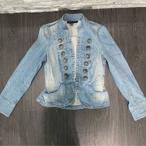 Military style denim jacket. Size small. Great condition.